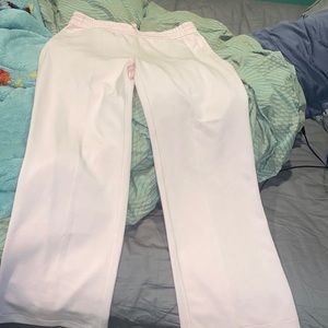 Lululemon softstreme wide leg lounge pants pink size 12